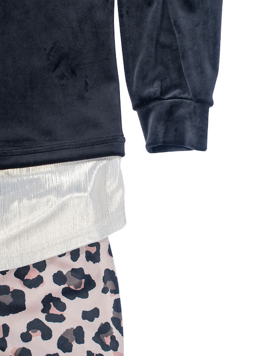 Kids' Set with Pants Winter 2pcs Black