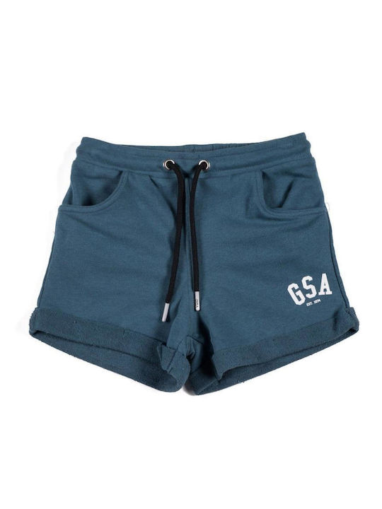 Παιδικό Σορτς/Βερμούδα Υφασμάτινο Basic Shorts 88-3716 Μπλε