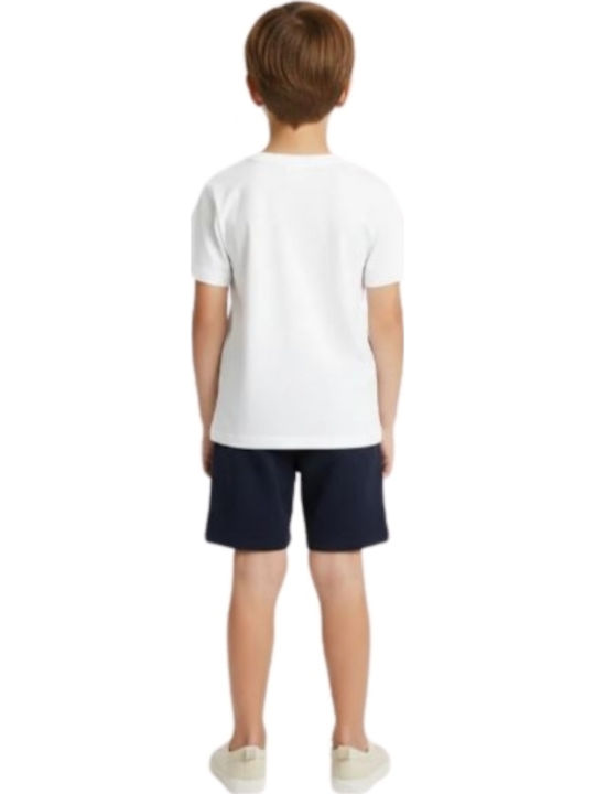 Champion Kinder-Set mit Shorts Sommer 2Stück Weiß