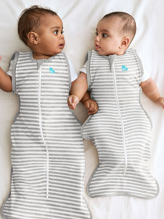 Love to Dream Ανοιξιάτικος Υπνόσακος Swaddle Up 50/50 1 tog Γκρι