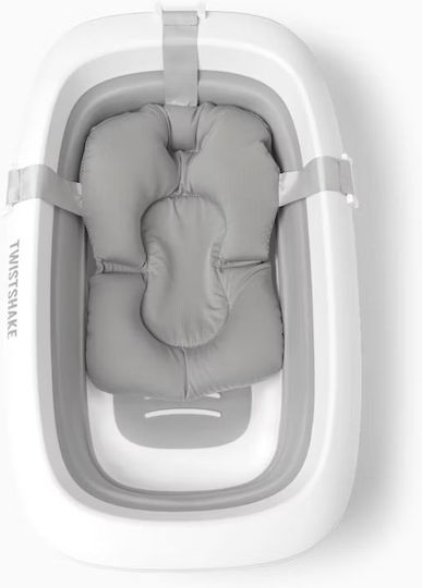 Twistshake Babybadewanne mit Ständer Luxury Bath & Changing Kit Grau