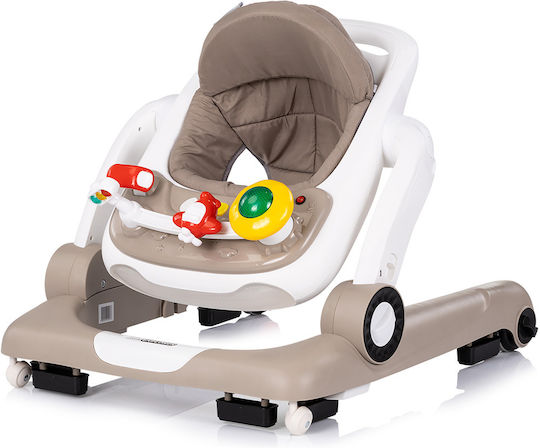 Chipolino Baby Walker with Music for 6+ Months Beige
