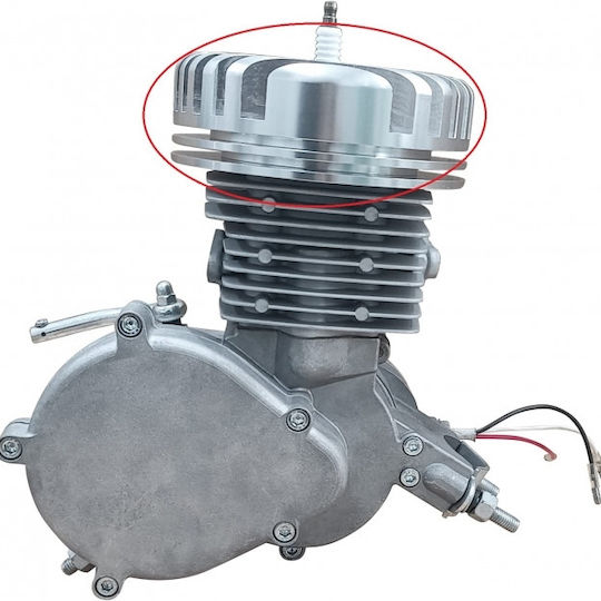 Kit Cap Cilindru Motor Bicicletă Tuning 80cc Model 1