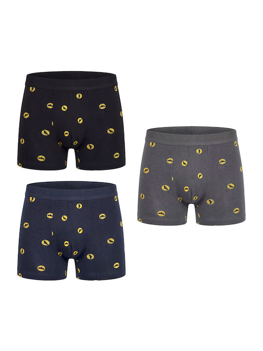 Herren Boxershorts Mehrfarbig 5Packung
