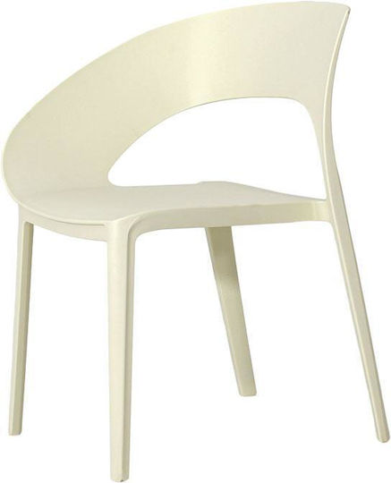 Outdoor Chair Polypropylene Fl870 White 54x60x83cm