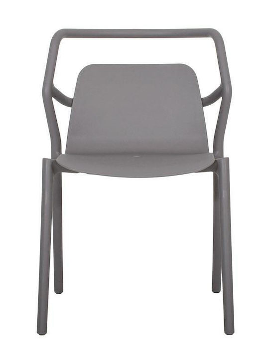 Outdoor-Stuhl Polypropylen Fl810 Gray 59x54x78εκ.