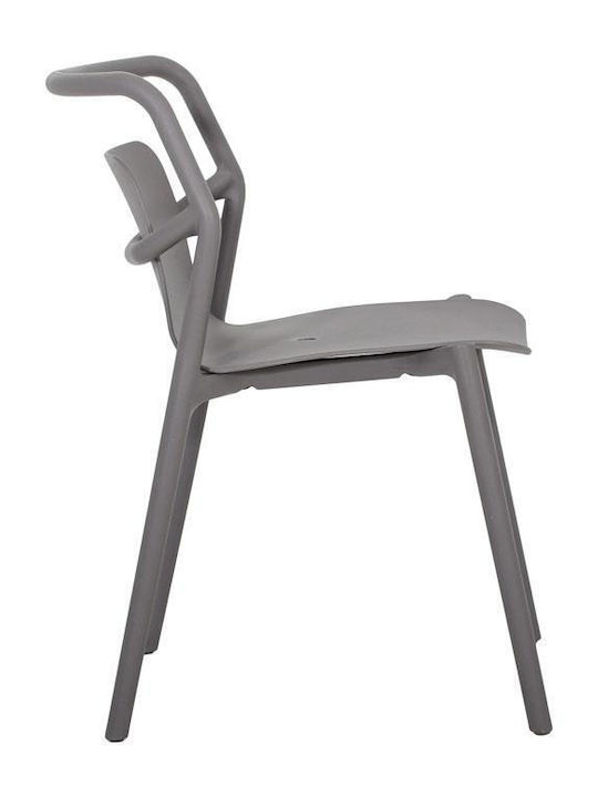 Outdoor-Stuhl Polypropylen Fl810 Gray 59x54x78εκ.