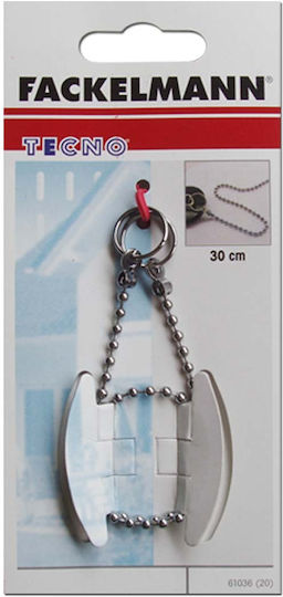 Fackelmann Kette Badewannenabdeckung Chrom 30cm