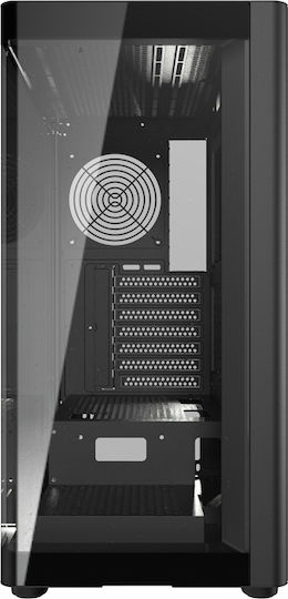 Darkflash DS900G Gaming Middle Tower Carcasă Calculator cu Fereastră Laterală Negru