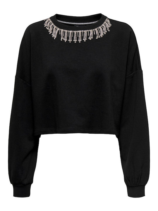 Cropped Hanorac pentru femei Negru