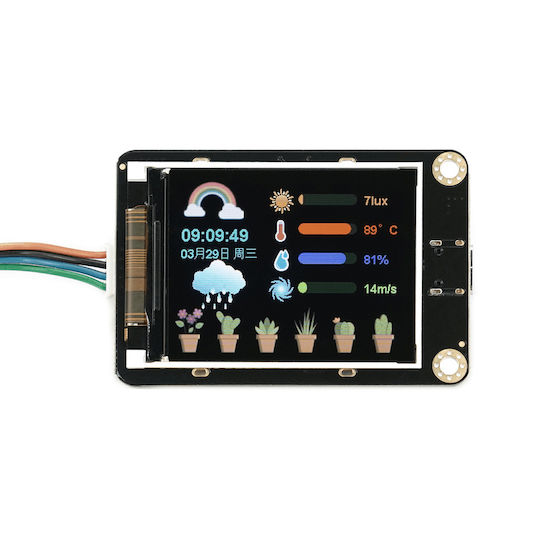 Gravity LCD дисплей 2" IPS 320x240 I2C & UART