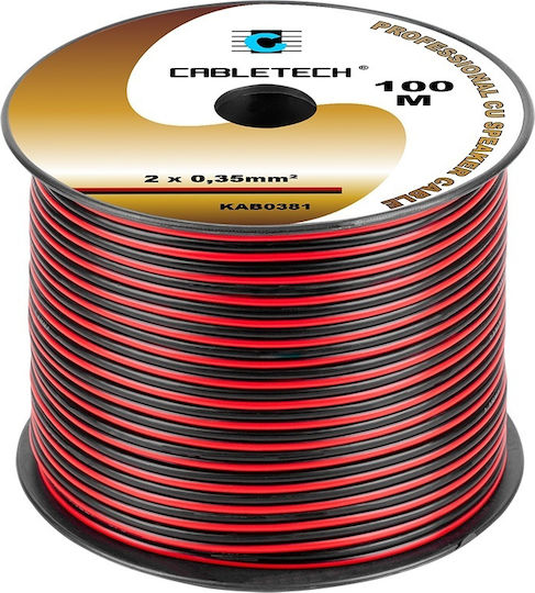 Cabletech Καλώδιο Ηχείου Ατερμάτιστο 100m (KAB0381)