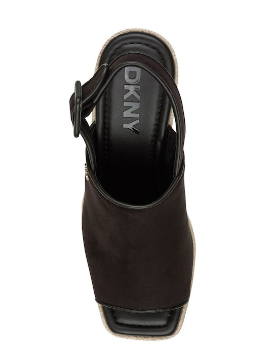 Women's Fabric Platform Shoes Brown