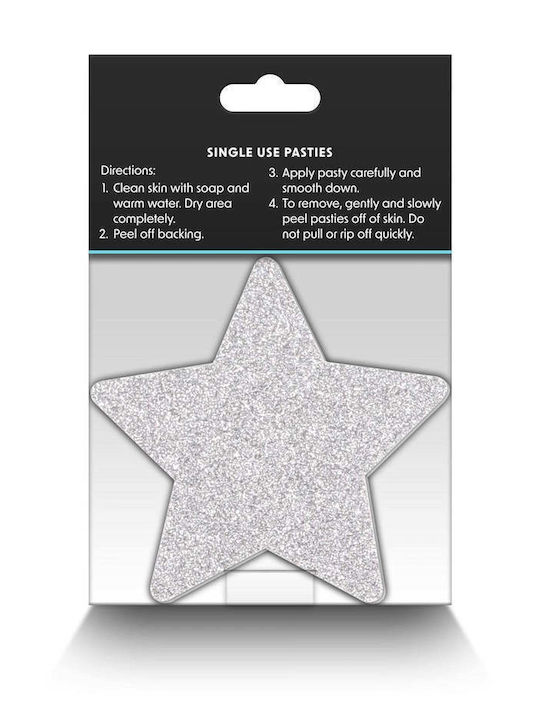 Glitter Αστέρια Θηλές 2 Ζευγάρια Kokkino