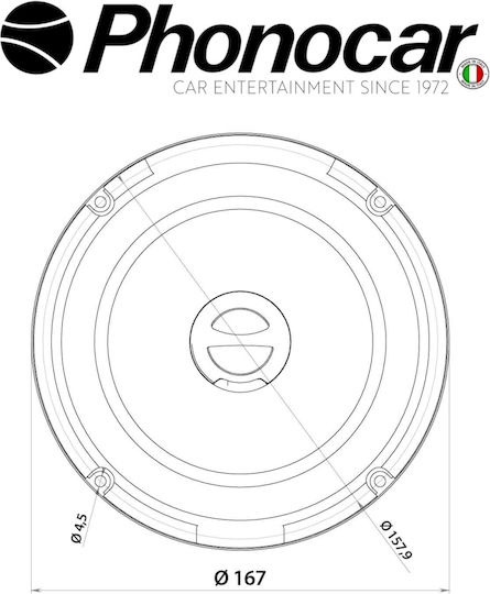 SPL Комплект Автомобилни Високоговорители 6.5" с 50W RMS (2 път)
