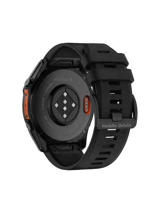 Mobile Origin Easy Strap Каишка За Часовник 22mm Черна Mo-es22-blk Mobile Origin Easy Strap Каишка За Часовник 22mm Черна Mo-es22-blk
