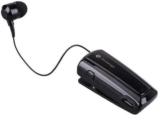iXchange UA24 V2.0 In-ear Bluetooth Handsfree Ακουστικό Πέτου Μαύρο