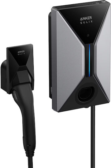 Anker Solix V1 Επιτοίχιος Μονοφασικός Σταθμός Φόρτισης 7.4kW με Ενσωματωμένο Καλώδιο Type 2
