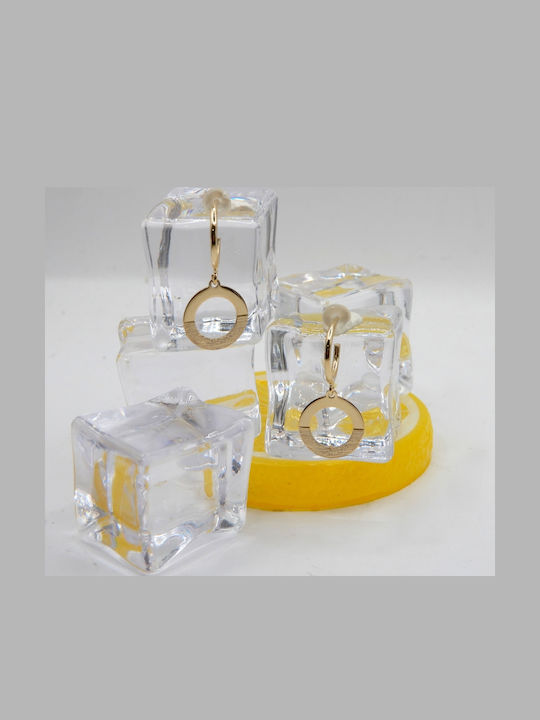 Loisir Earrings Hoops made of Silver Gold Plated