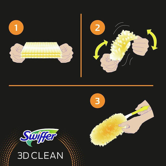 Swiffer Duster 360 Refills Set 10 Pcs Captures Dust Allergens Textile