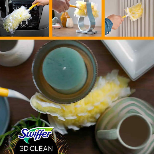 Swiffer Duster 360 Refills Set 10 Pcs Captures Dust Allergens Textile