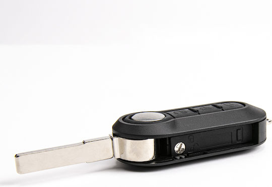 Foldable Car Key Shell with 3 Buttons for Peugeot / Fiat