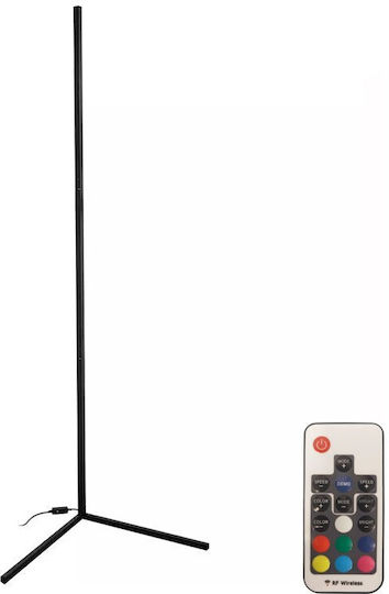 Pakketo LED Floor Lamp H120xW30cm. with RGB Light 2000lm Black