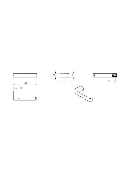 Gedy Pi24 Paper Holder