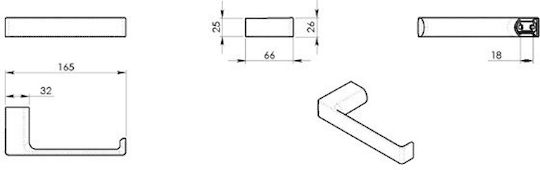 Gedy Paper Holder Pi24