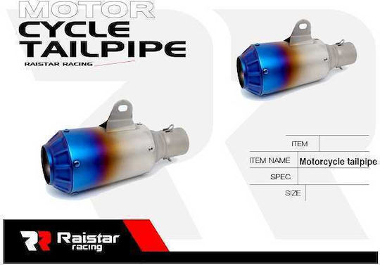 Motorcycle Exhaust End Pipe Silencer 26cm R-mg0612-1 320002
