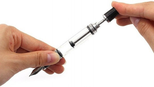 Twsbi Mini Smoke Πένα Καλλιγραφίας Stub Διάφανη