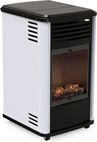 Coral Gas Manhattan Indoor-Gasheizung 3000W Schwarz 38x42x69cm