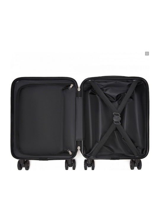 Miss Lulu Cabin Hard Travel Suitcase Nude with 4 Wheels Height 45cm