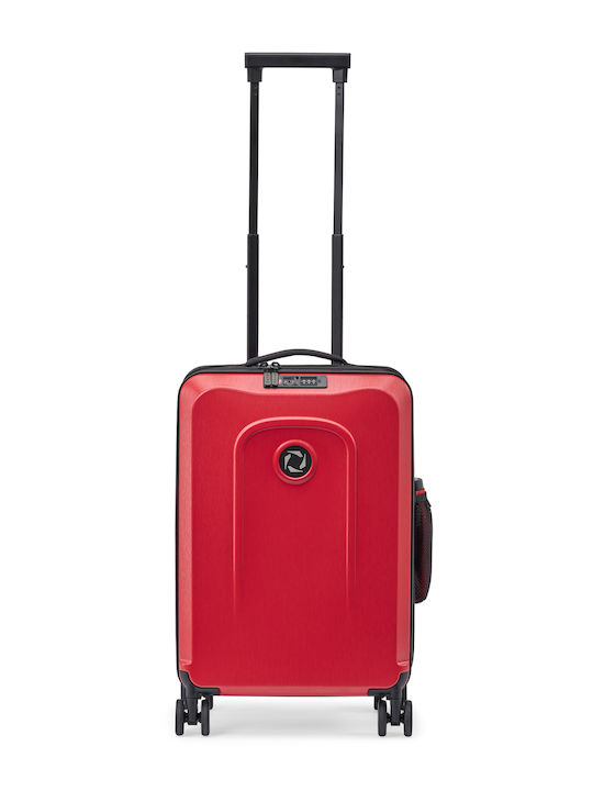 Senz° Carry On Trolley Μεγάλη Βαλίτσα Ταξιδίου Passion Red με 4 Ρόδες