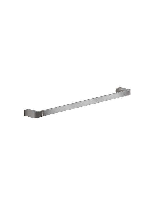 Gedy Pirinei Single Wall-Mounted Bathroom Rail Inox Silver