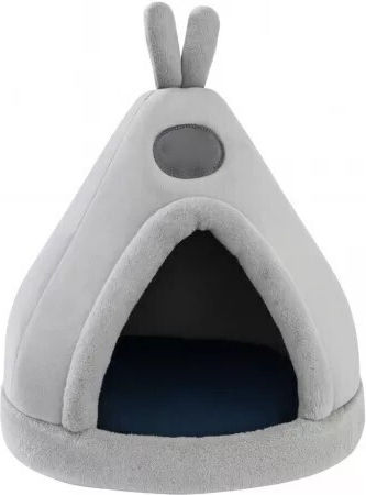 Dog Cat Bed Zola Soft Material Comfortable Cushion 45 X 45 X 42 Cm Gray