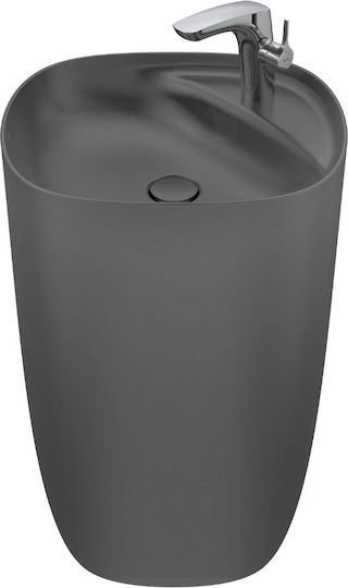 Roca Επικαθήμενος Νιπτήρας Πορσελάνης 50x45x88cm Ονυξ Roca Επικαθήμενος Νιπτήρας Πορσελάνης 50x45x88cm Ονυξ