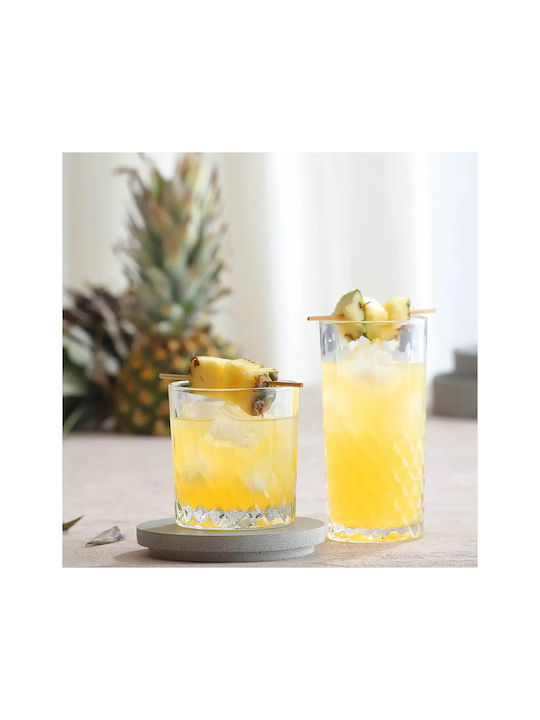 Luigi Ferrero Set Gläser Wasser / Cocktail/Trinken aus Glas 356ml 6Stück