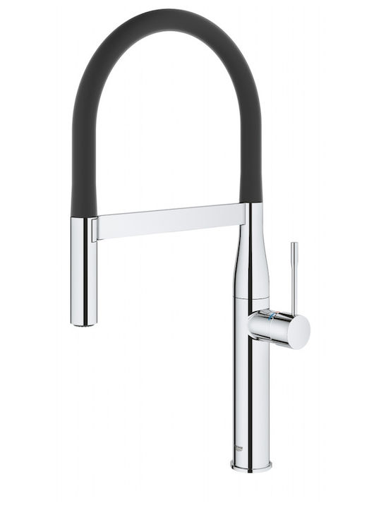 Grohe Groß Küchenarmatur Wand Schwarz