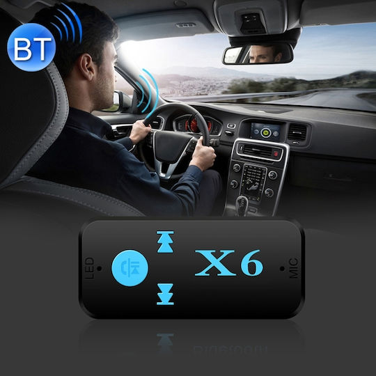Hqx6 Car Bluetooth V4.1 Audio Music Player Receiver Adapter Support Wireless Hands-free & Tf Card & Usb Charge