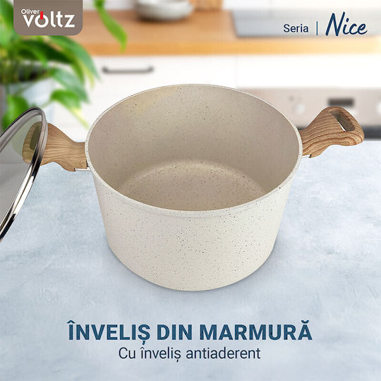 Voltz Nice Βαθιά Κατσαρόλα από Αλουμίνιο 6.8lt / 28cm