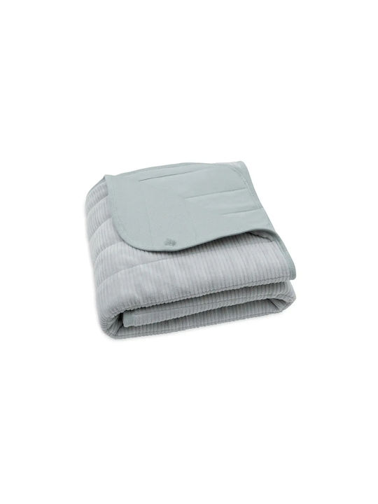 Jollein Blanket Nursery Swaddling Blankets Velvet Green 75x100cm