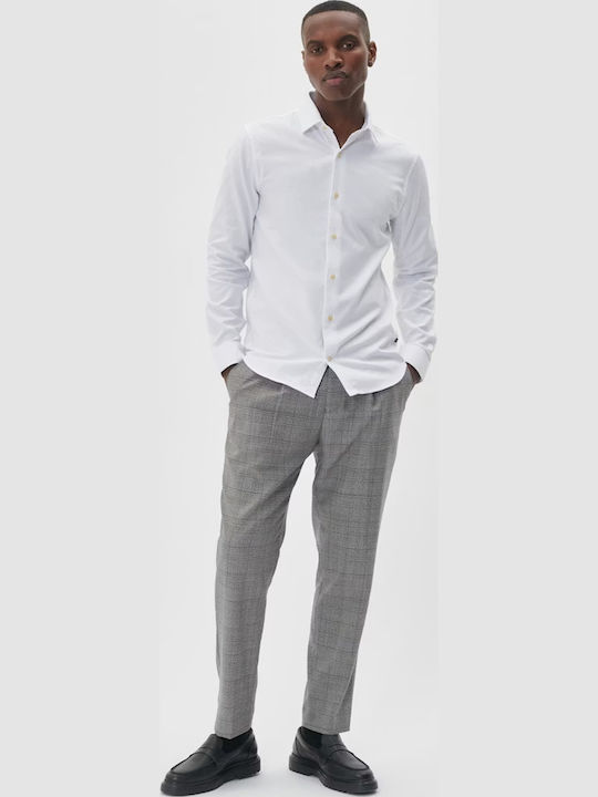 Langärmlig Hemd White