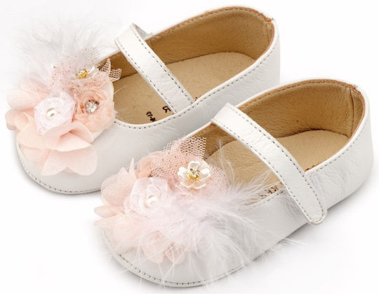 Babywalker Taufschuhe Für Mädchen Leder Weiße