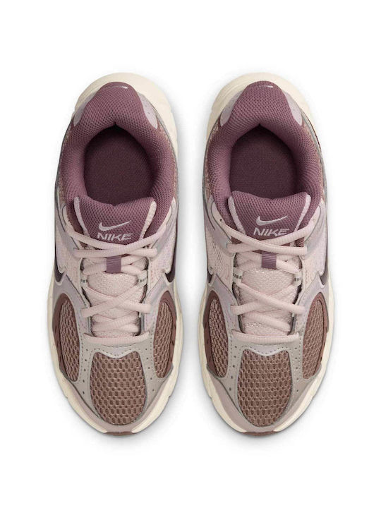 Kids Sports Shoes Running with Laces Brown