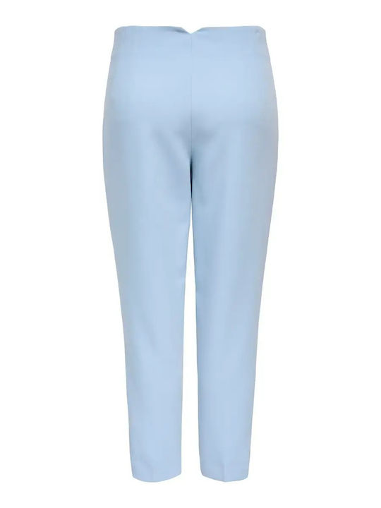 Raven Dama Tesatura Pantaloni cu Croială Normală Light Blue
