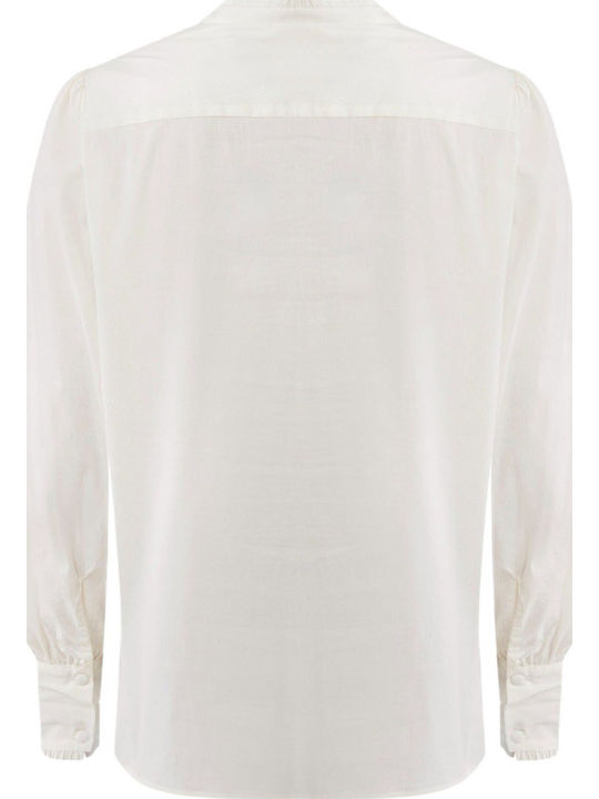 Women's Long Sleeve Shirt Off White