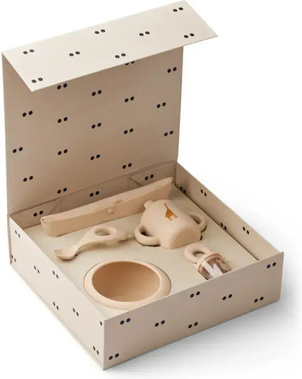 Liewood Mileah Silicone Multicolour Feeding Set 5 Pieces for 6+ Months