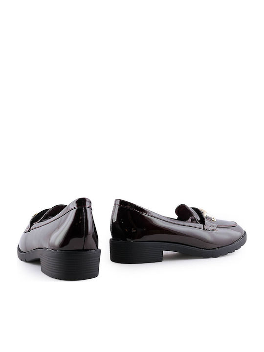 Дамски Loafers в Бордо Цвят