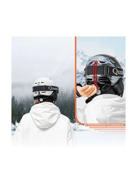 Rockbros Men's Helmet for Ski & Snowboard White